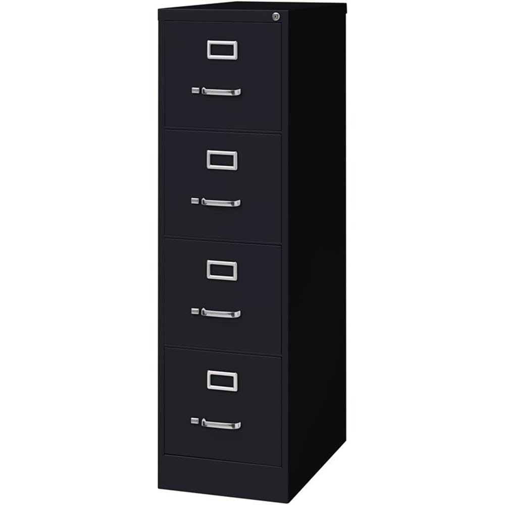 4 Drawers Black Metal Filing Cabinet T630