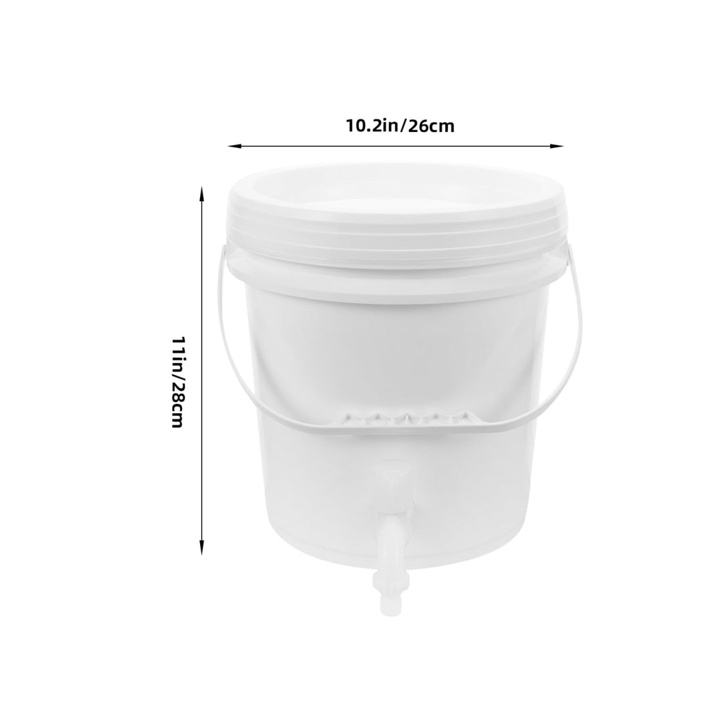 Outdoor Water Storage Bucket with Faucet 10l Capacity J394