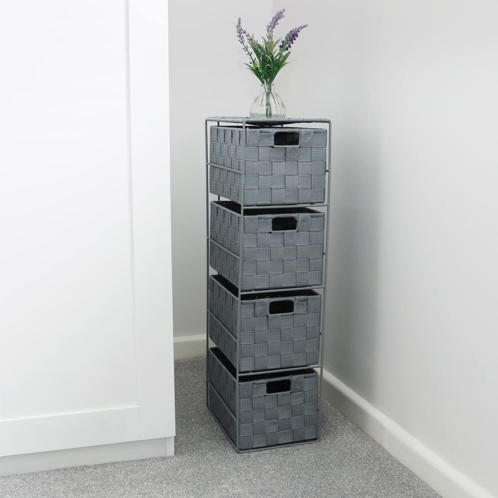 4 Drawer Narrow Storage Tower V1672