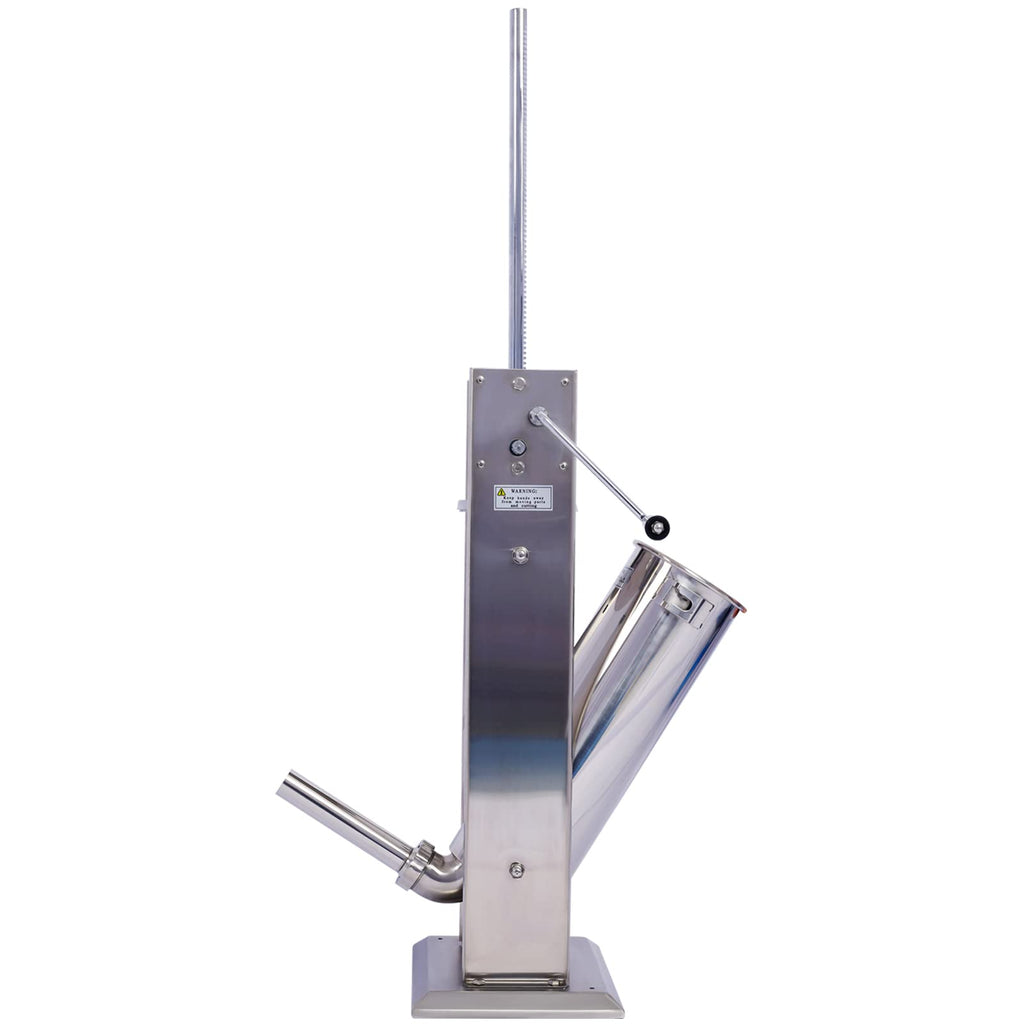 Manual Stainless Steel 15LB Sausage Stuffer with 4 Stuffing Tubes N9804