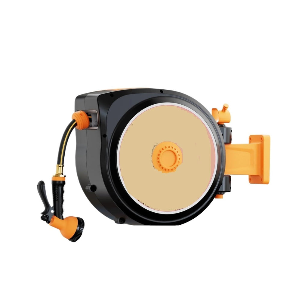 Retractable Garden Hose Reel 5/8 in x 100 ft Wall Mount Y28979