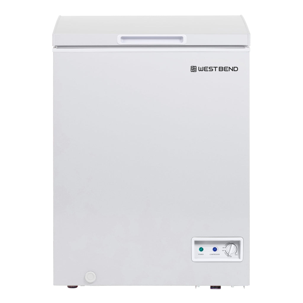 White 5-Cu.Ft Chest Freezer with Adjustable Temperature Control V8023