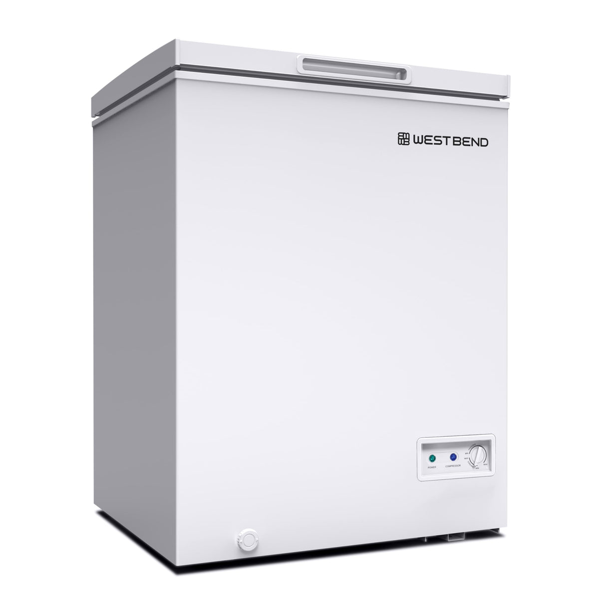 White 5-Cu.Ft Chest Freezer with Adjustable Temperature Control V8023