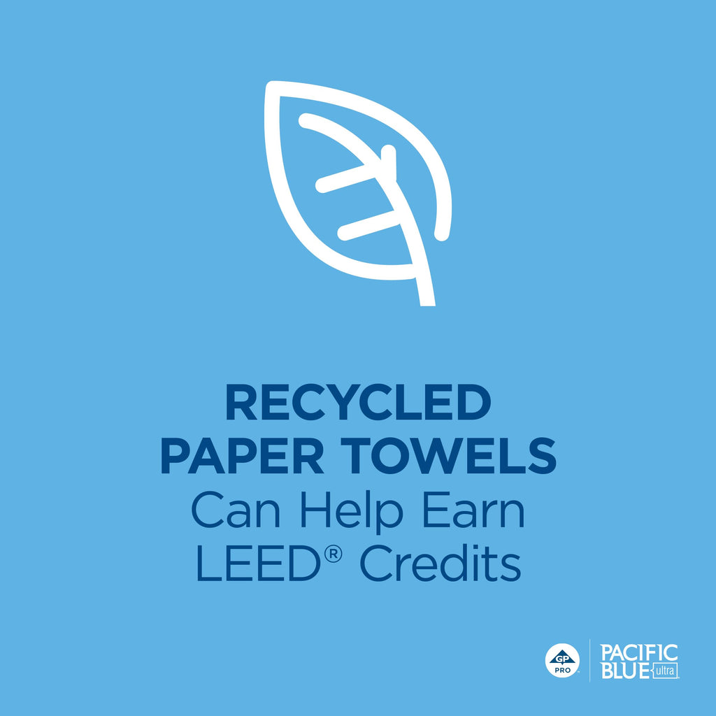 White High-Capacity Paper Towel Rolls S34903