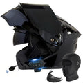 DOT Approved Flip Up Full Face Motorcycle Helmet with Dual Speakers and Microphone M55451