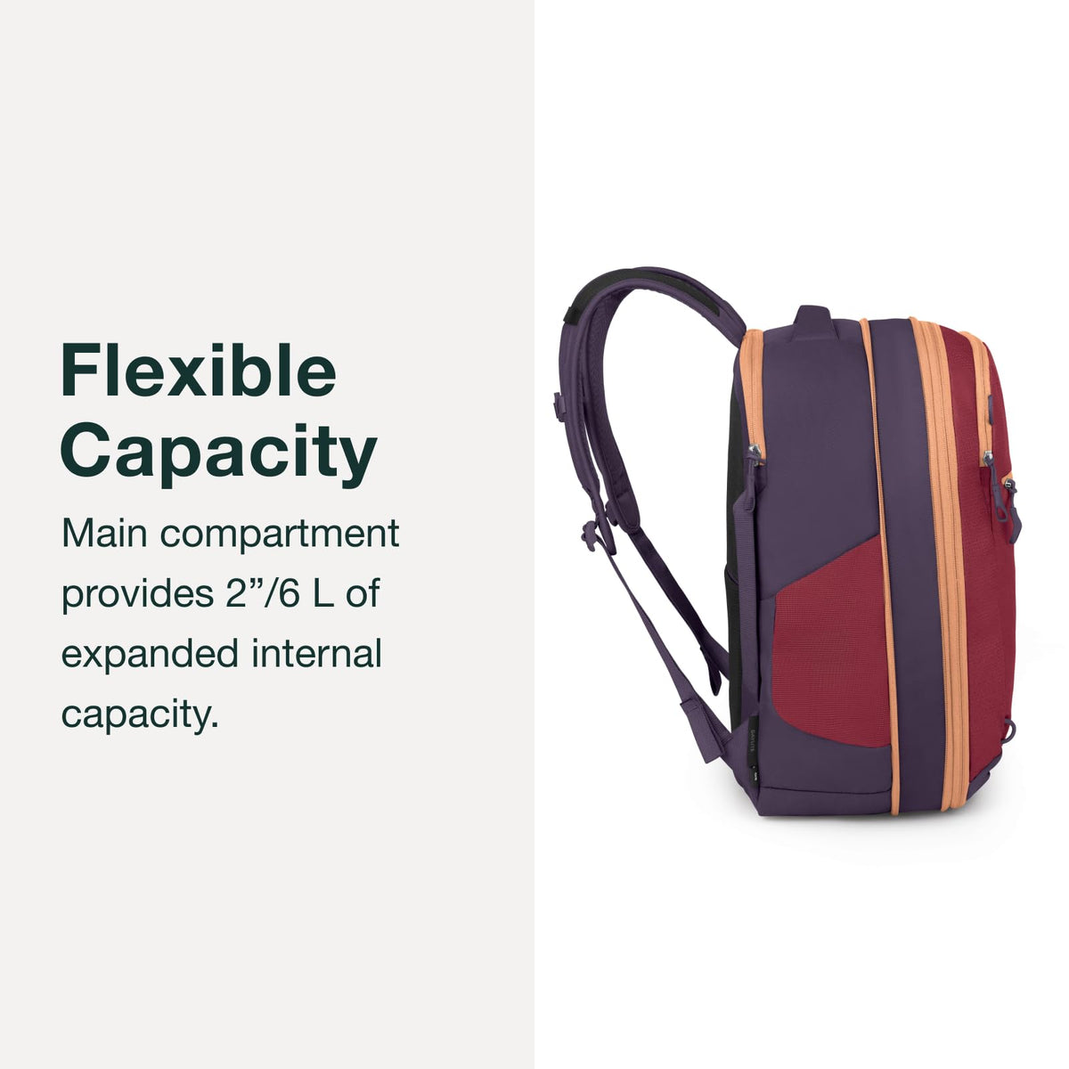 Black Expandable Travel Pack F497