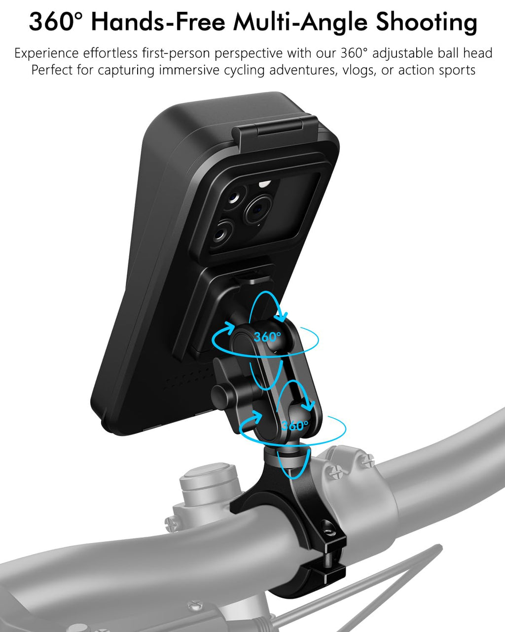IP65 Waterproof Motorcycle Phone Mount H678145