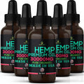 Hemp Oil Drops 5 Pack Cold Pressed Vegan Z3228