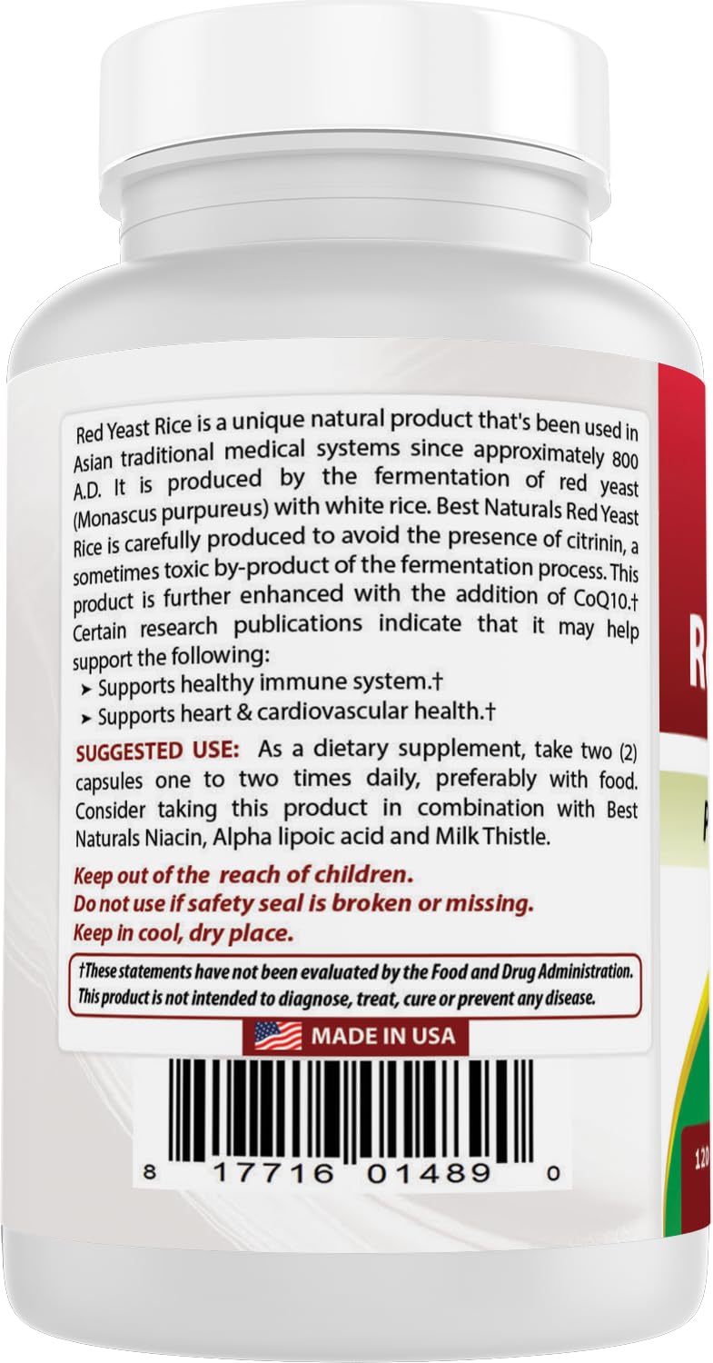 Red Yeast Rice with CoQ10 120 Capsules S140416