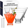 Set of 4 10oz Unbreakable Tritan Stemless Cocktail Glasses V878688