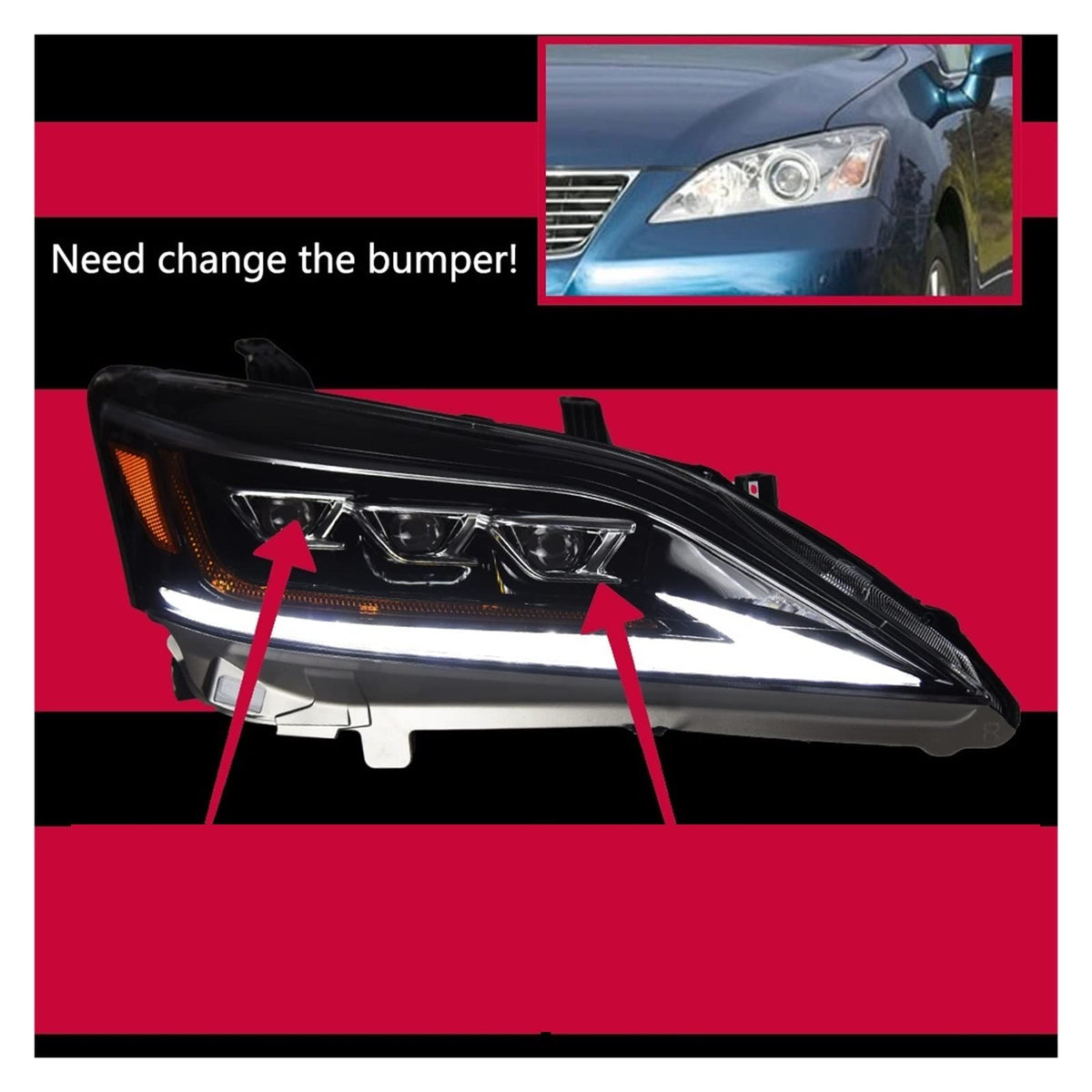LED Headlights 2006-2012 J819