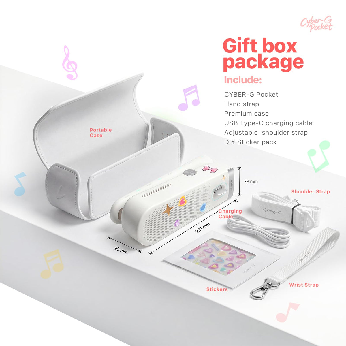 Pocket Guitar with Built-in Speaker F243