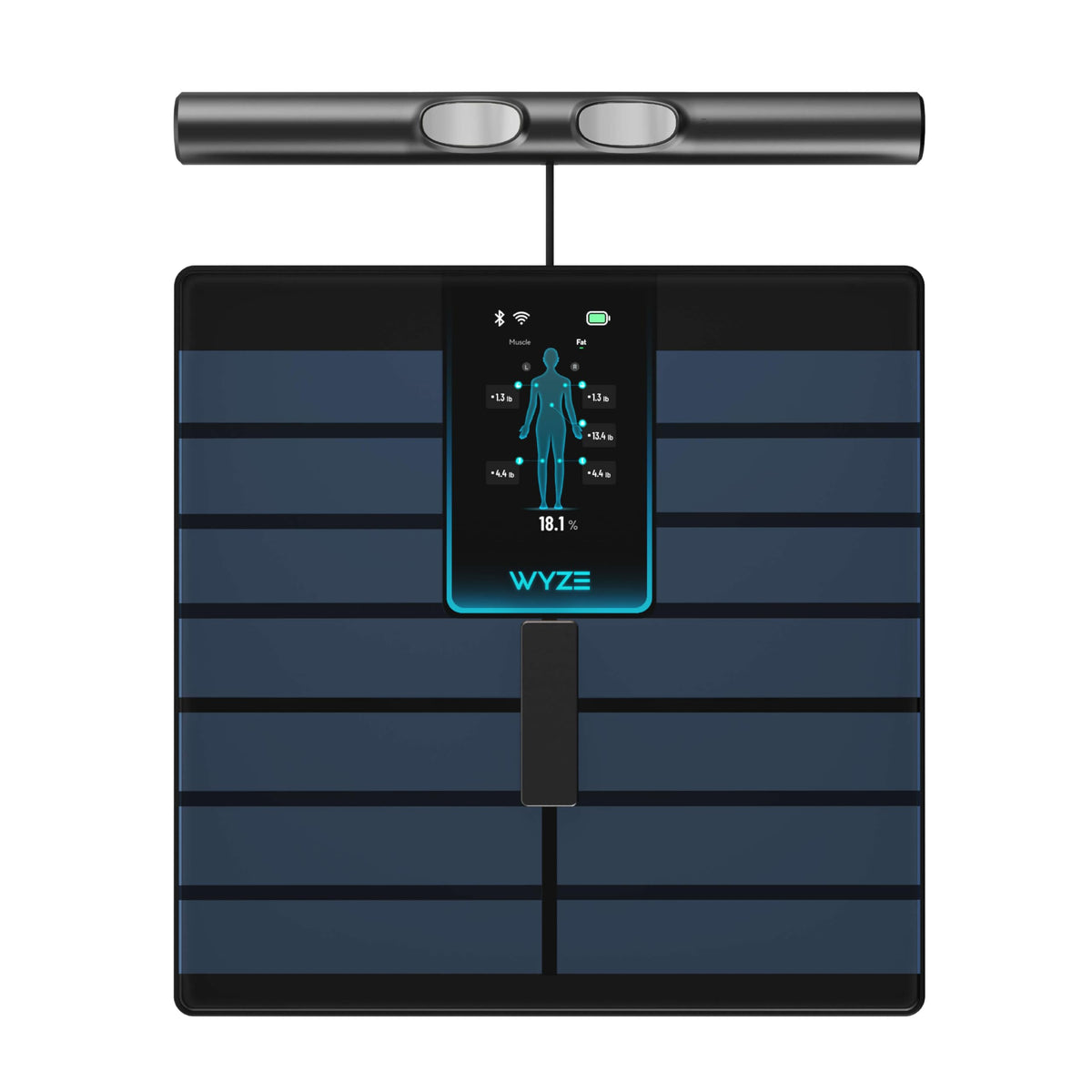 Wi-Fi & Bluetooth Body Composition Scale with Handle, 400 lbs, Black Z94853