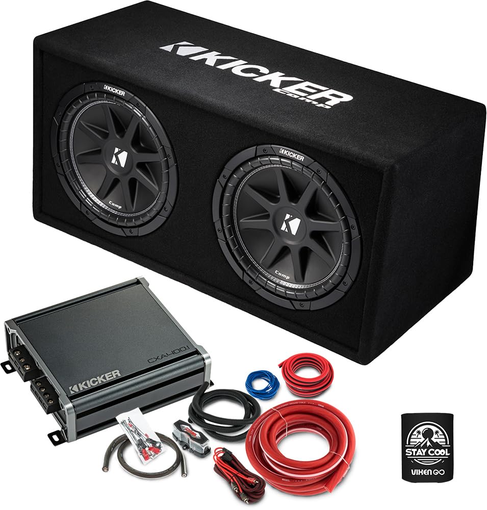 12" 600 Watt Vented Subwoofer and Amp Package R103561