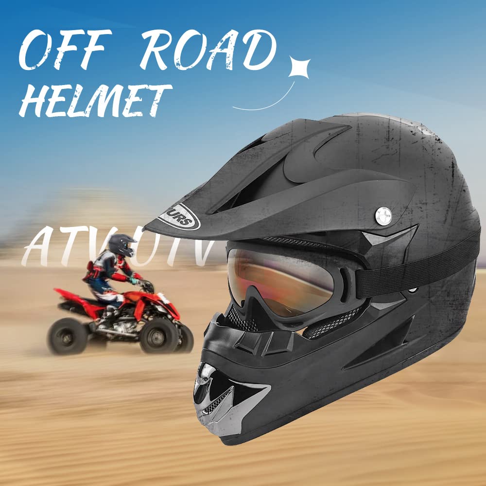 Full Face DOT Approved Adult Motocross Helmet W110961
