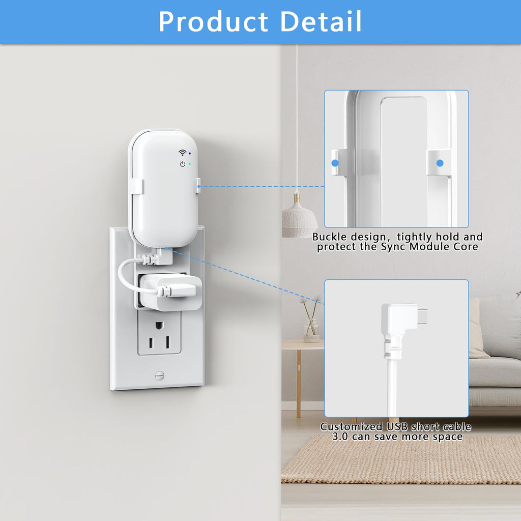 Wall Mount for Blink Sync Module with Cable K551