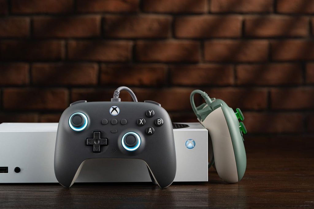 Wired Controller with RGB Lighting Dark Gray N381