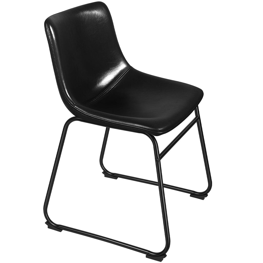 Faux Leather Bar Stools Set of 2 W319202