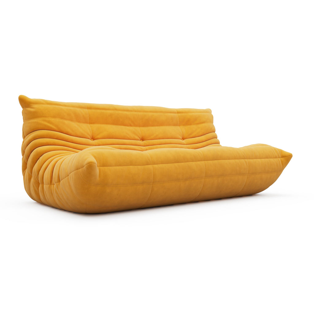 3-Seater Memory Foam Suede Bean Bag Chair W106126