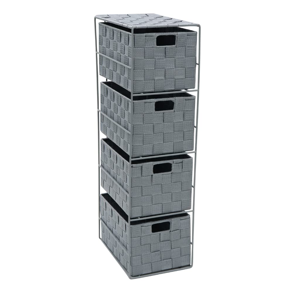 4 Drawer Narrow Storage Tower V1672