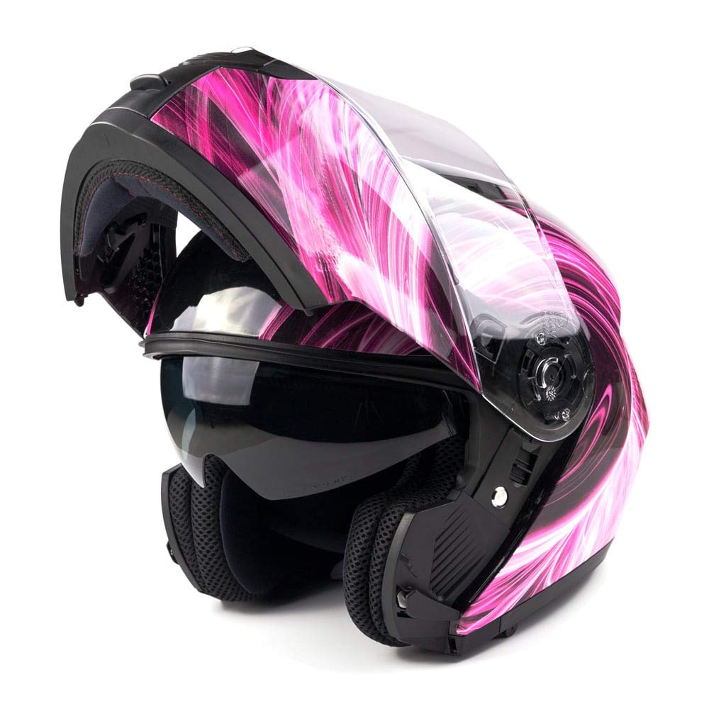 Adult Modular Motorcycle Helmet DOT Full Face Flip-up Q10352