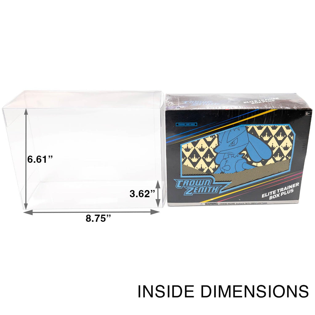 Protector Case for Pokemon Center Crown Zenith ETB Plus and Go Boxes - 5pk L92136