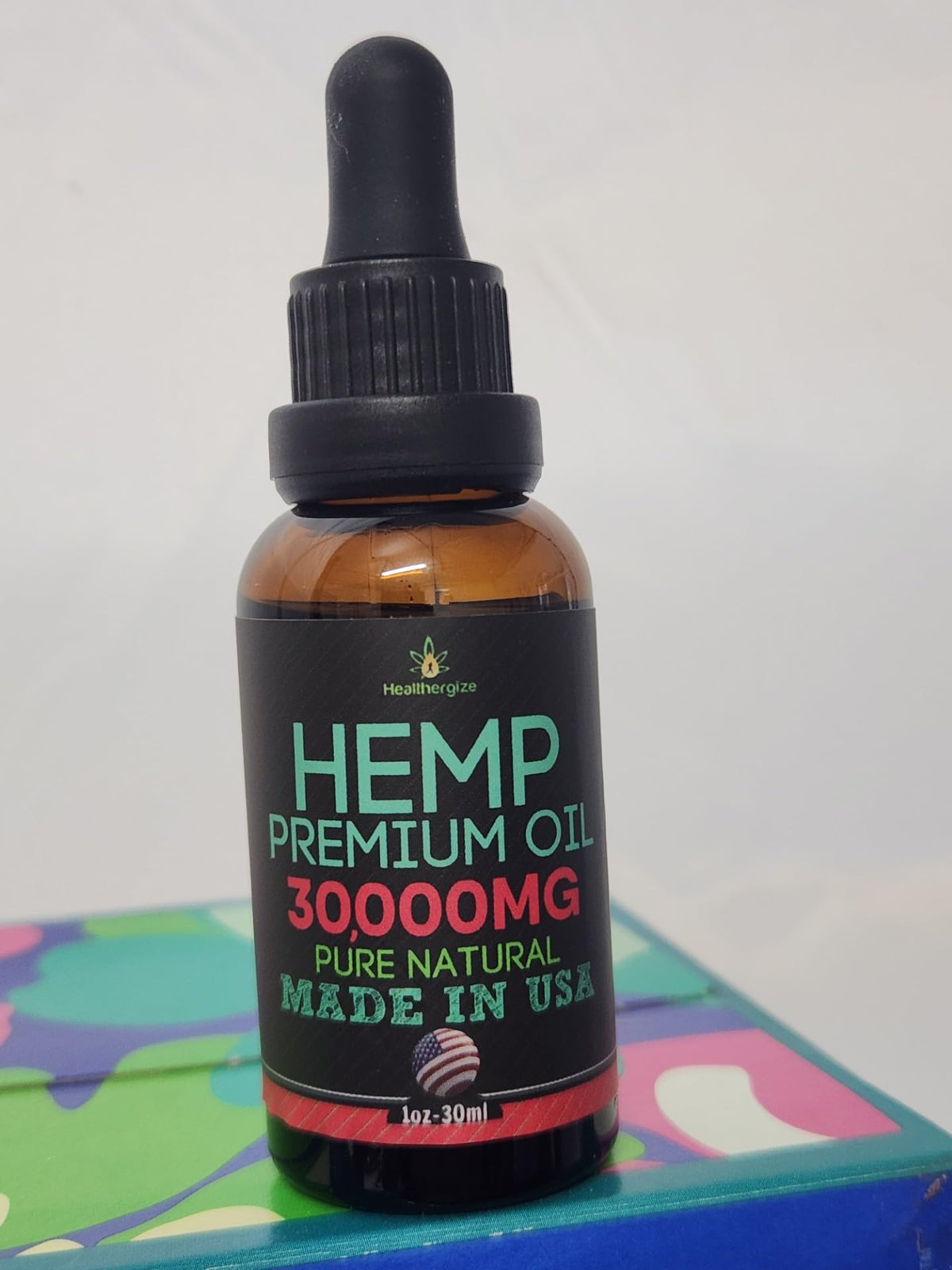 Hemp Oil Drops 5 Pack Cold Pressed Vegan Z3228