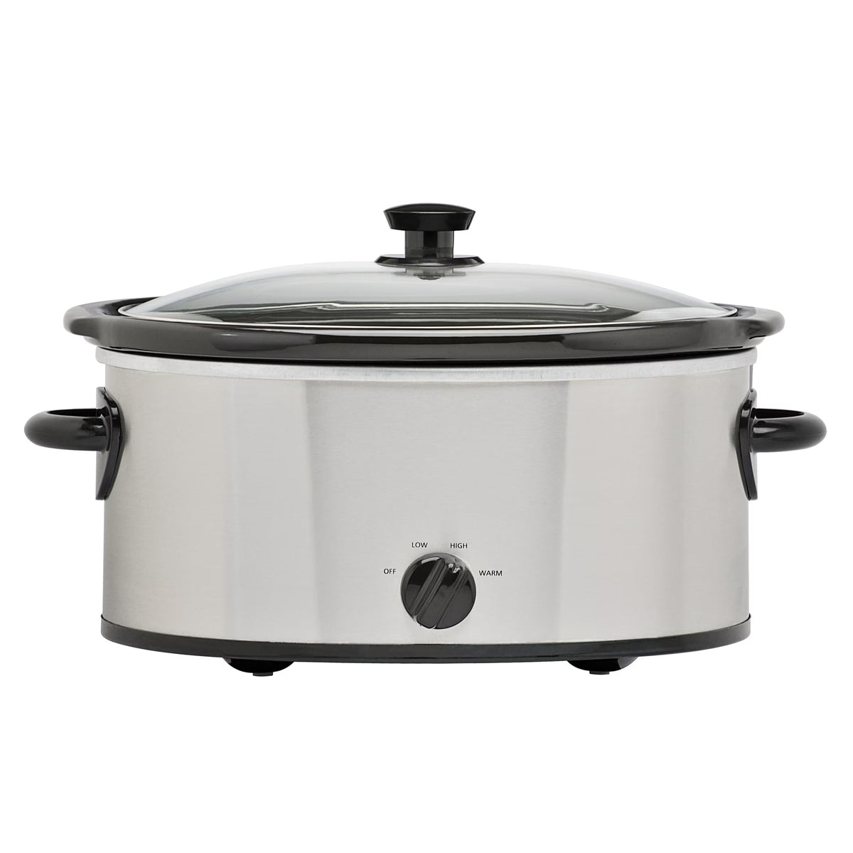 6 Quart Stainless Steel Slow Cooker Z348