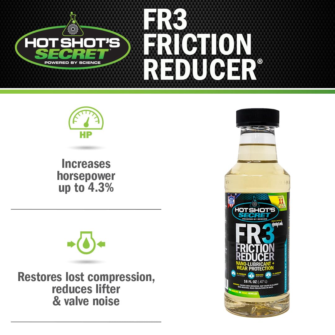 16 oz Friction Reducer Engine Lubricant W2542