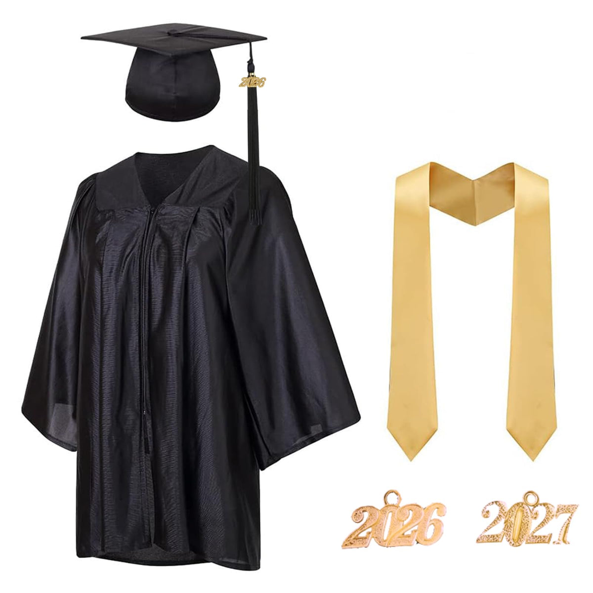 Graduation Cap and Gown Set with Tassel C379