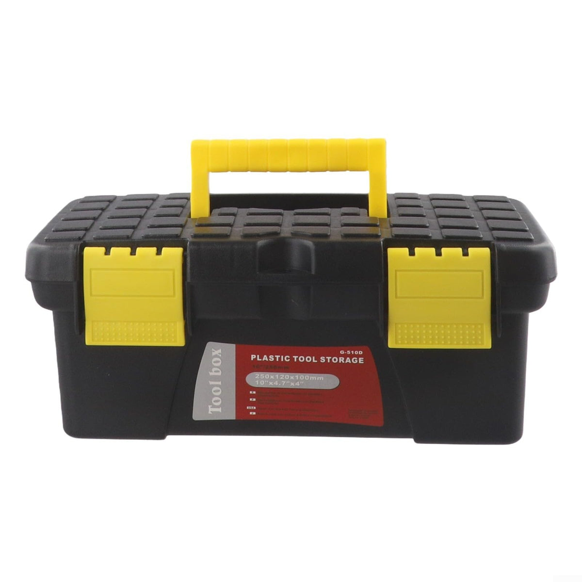 10 Inch Black Plastic Tool Storage Box U4779