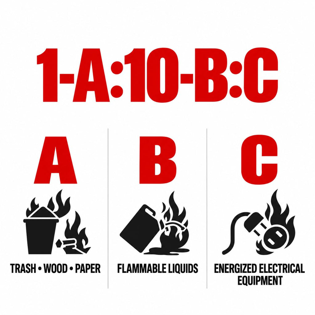 2.5 lb ABC Dry Chemical Fire Extinguishers 2-Pack V80304