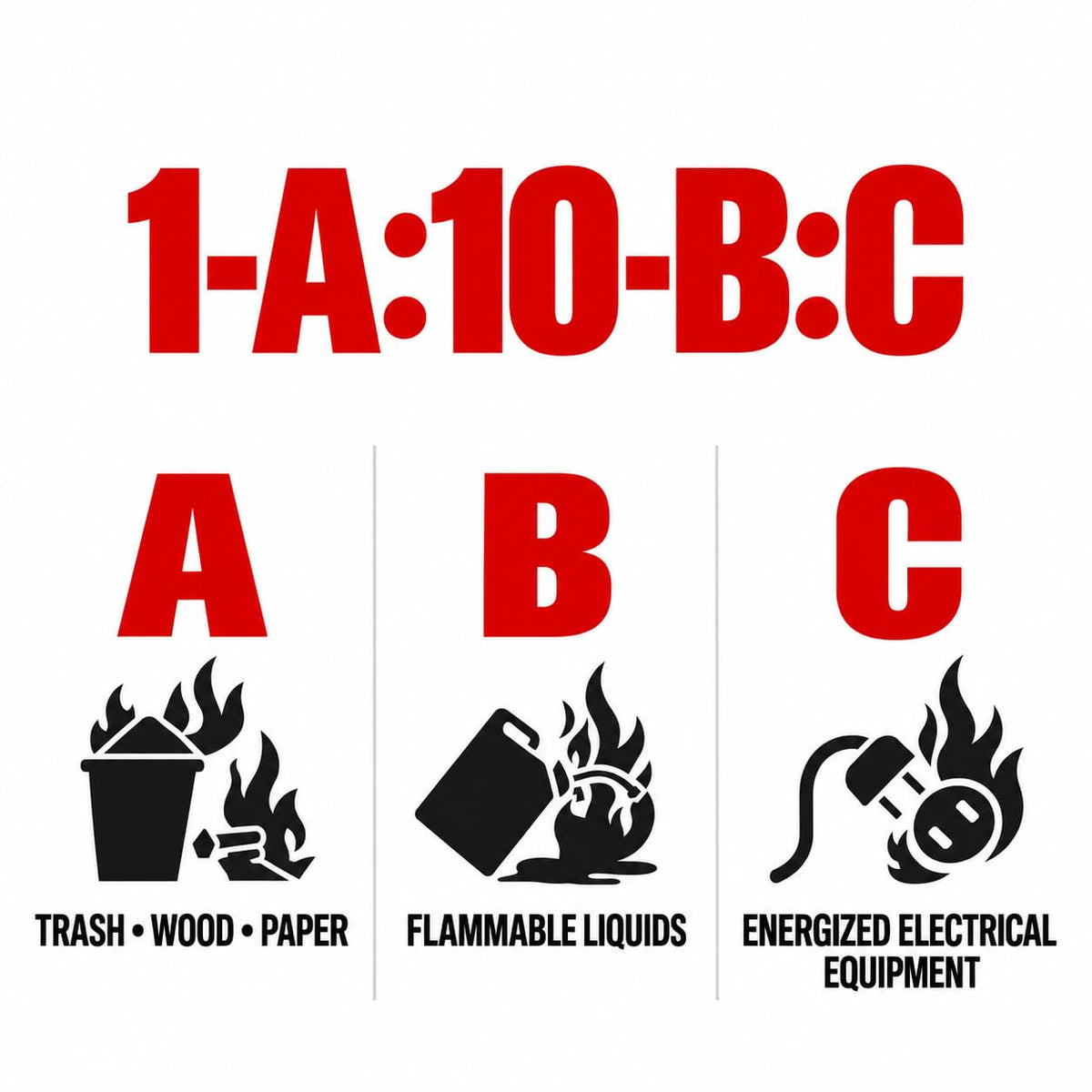 2.5 lb ABC Dry Chemical Fire Extinguishers 2-Pack V80304