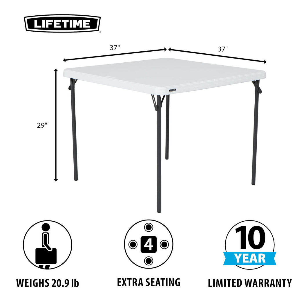 37-Inch Square Folding Card Table E444937