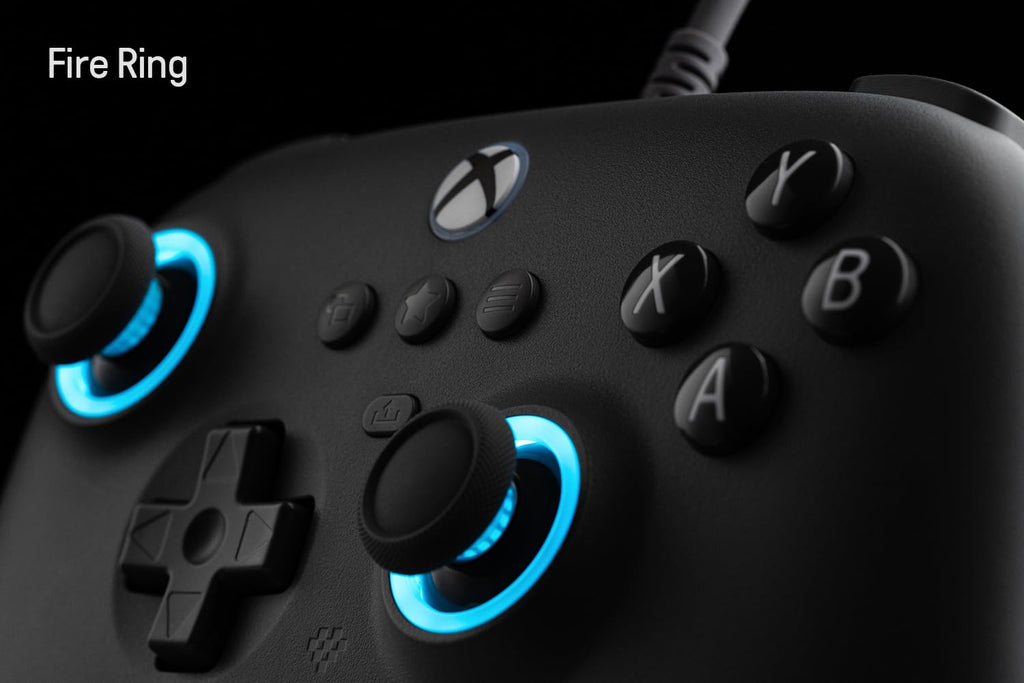 Wired Controller with RGB Lighting Dark Gray N381