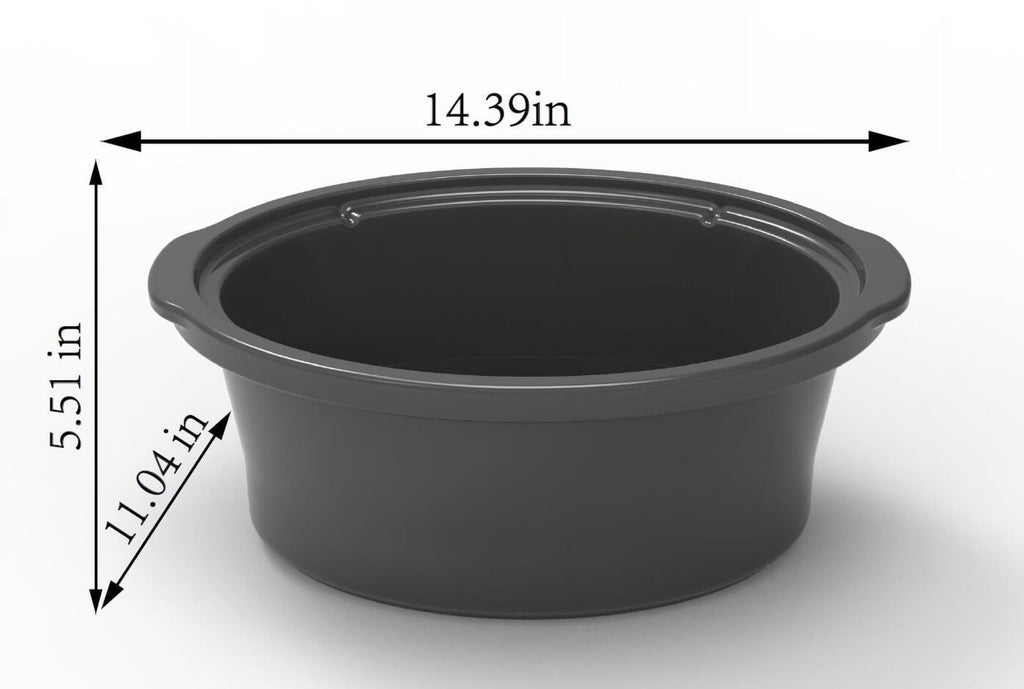 6 Quart Stainless Steel Slow Cooker Z348