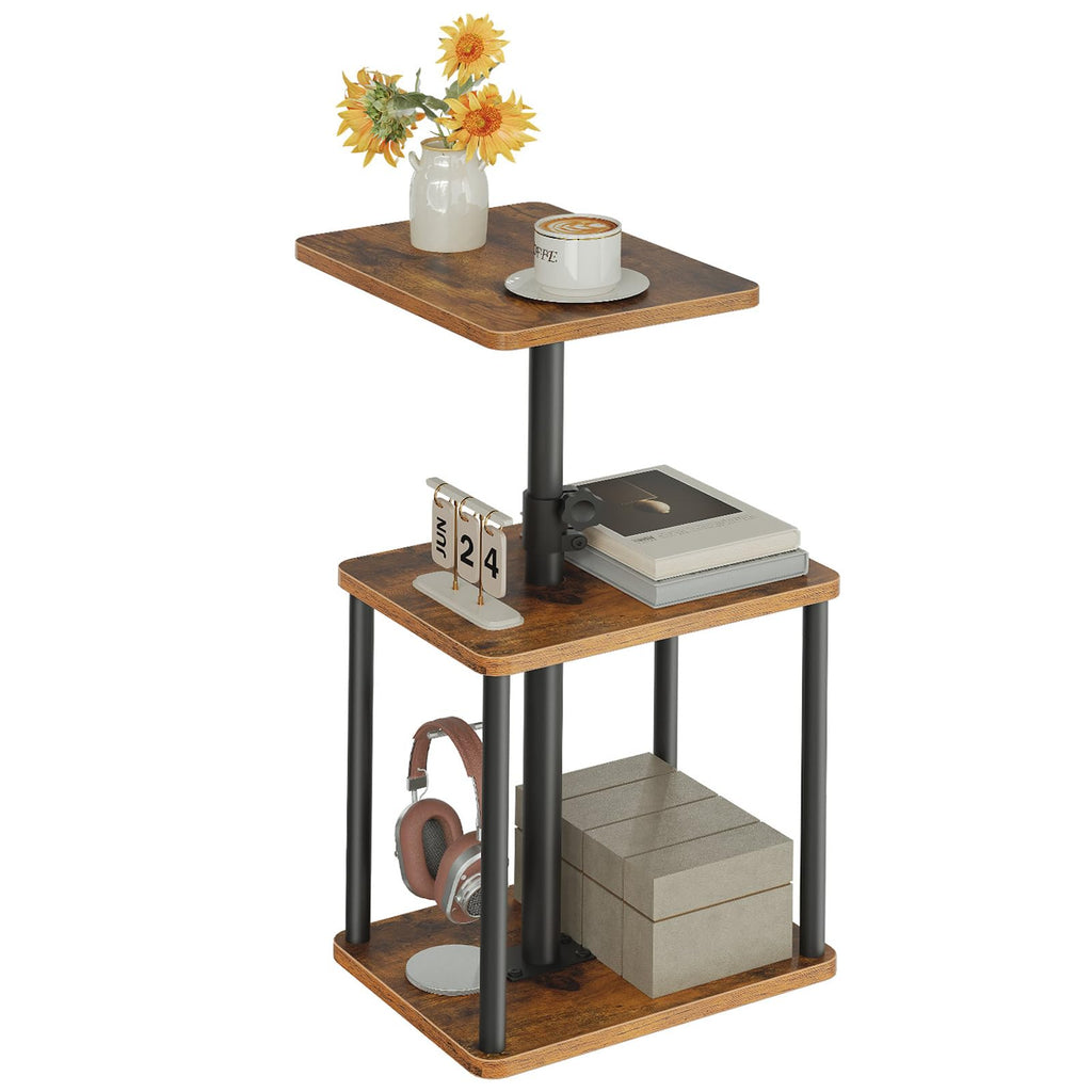 360° Rotating Height Adjustable End Table N609440