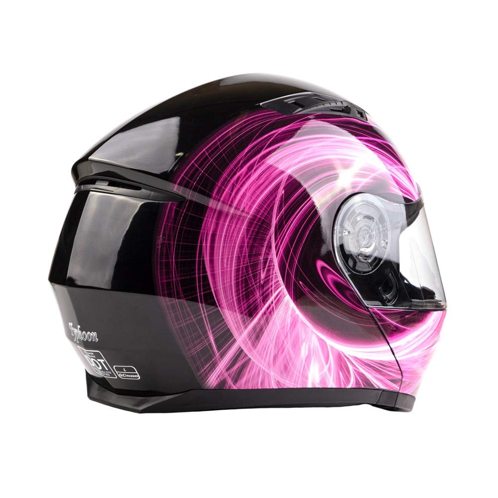 Adult Modular Motorcycle Helmet DOT Full Face Flip-up Q10352