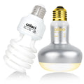 100W Reptile Heat Lamp Bulb and 26W 10.0 UVB Reptile Light Combo Pack J8191