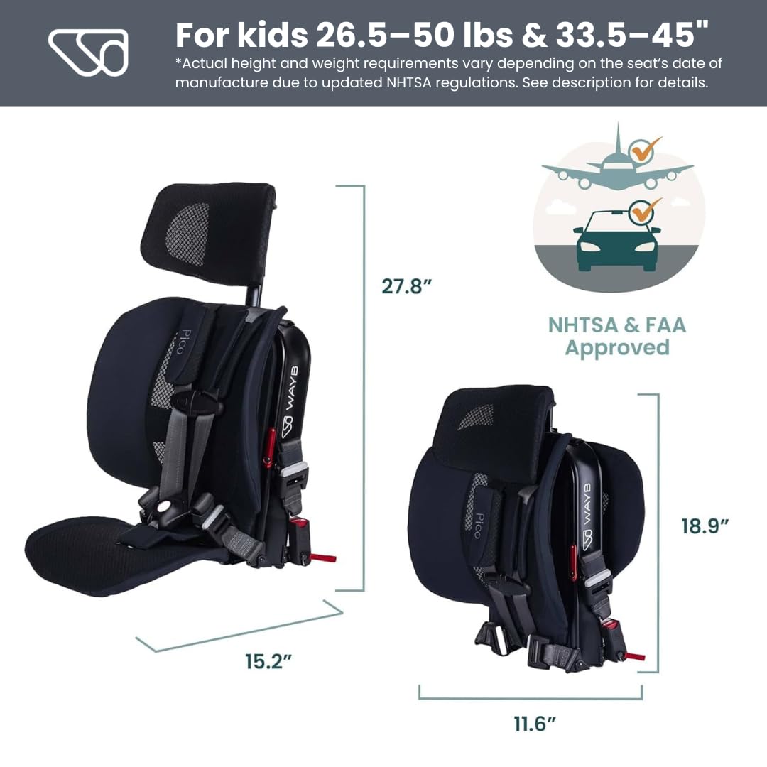 Lightweight Portable Foldable Travel Car Seat N542875
