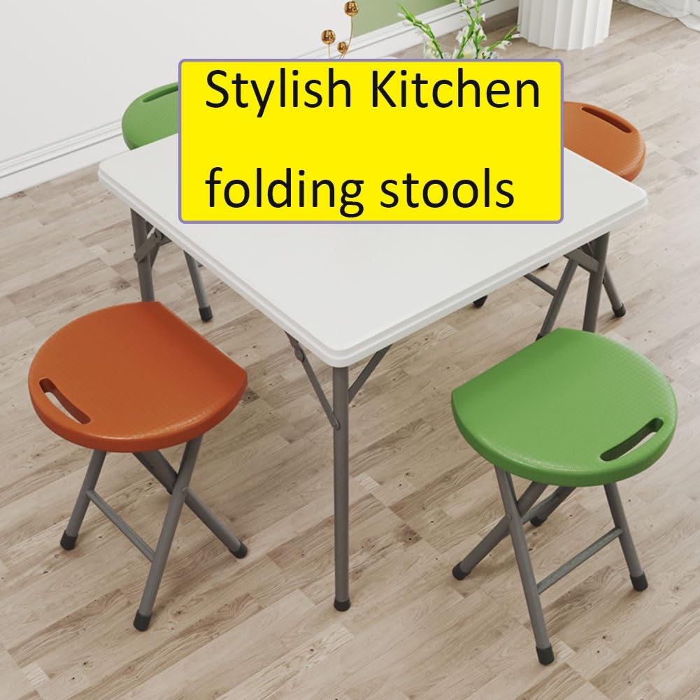 18 Inch Folding Stool 220lbs Capacity Black C891