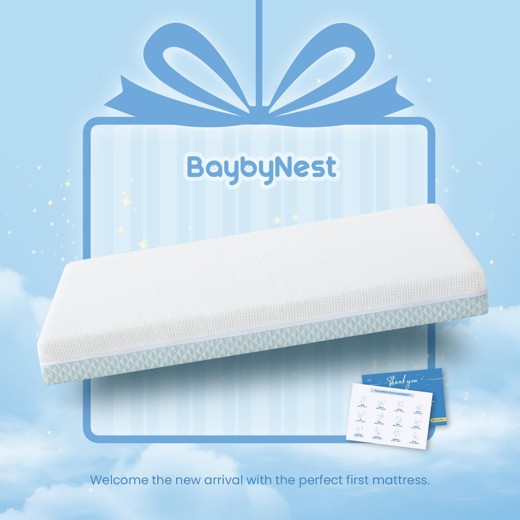 Mini Crib Mattress 38x24x4 Dual-Sided Cooling Gel Foam B9639