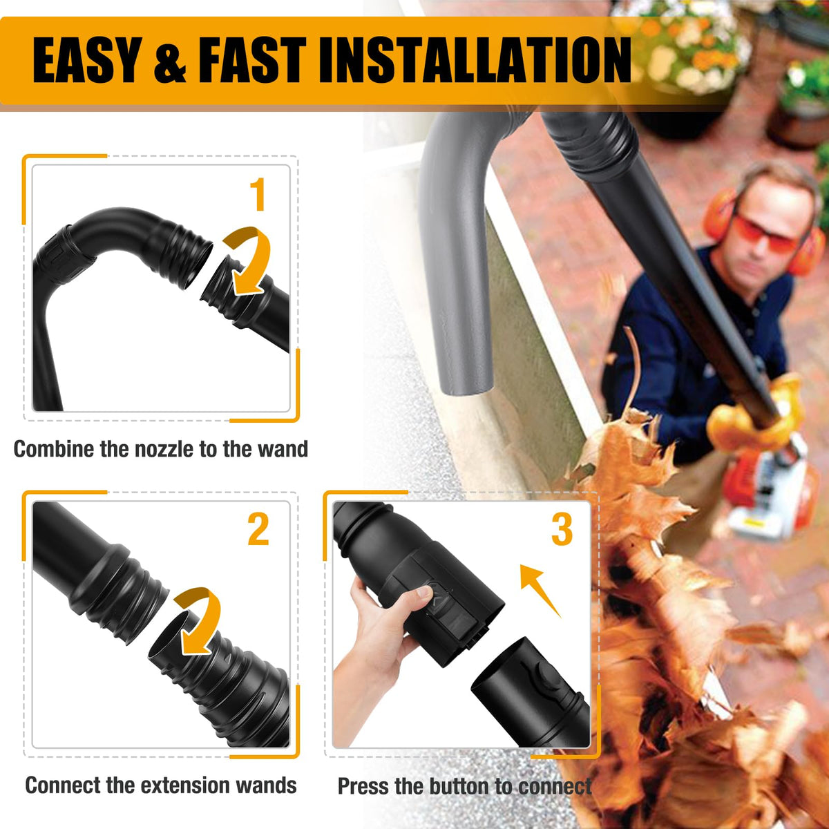 Gutter Cleaning Kit 9.25 ft with Reflector M445284
