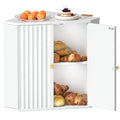 Large White Bamboo Bread Box U759802