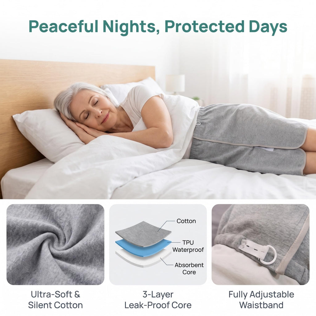 Adjustable Reusable Waterproof Diaper Skirt W31940