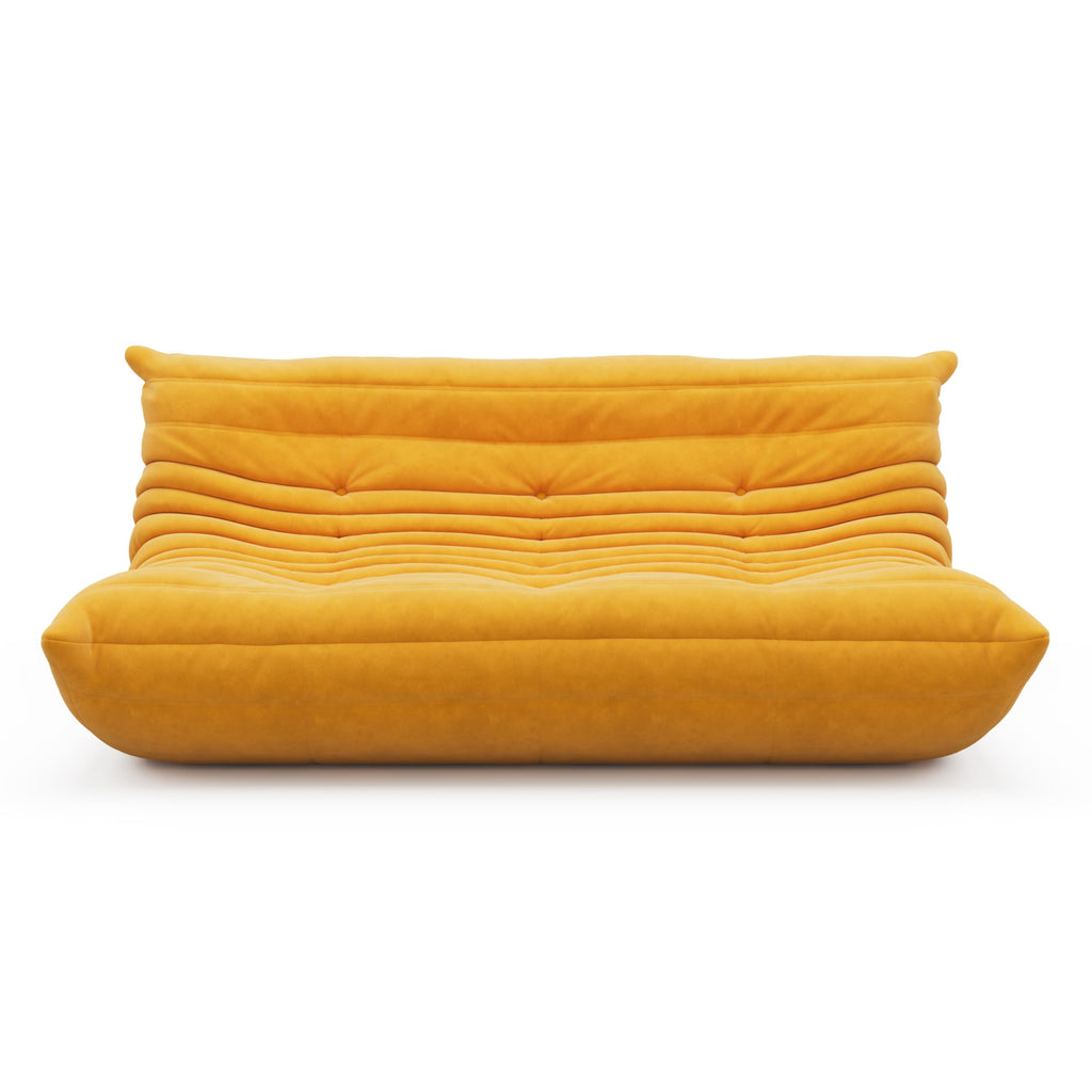 3-Seater Memory Foam Suede Bean Bag Chair W106126