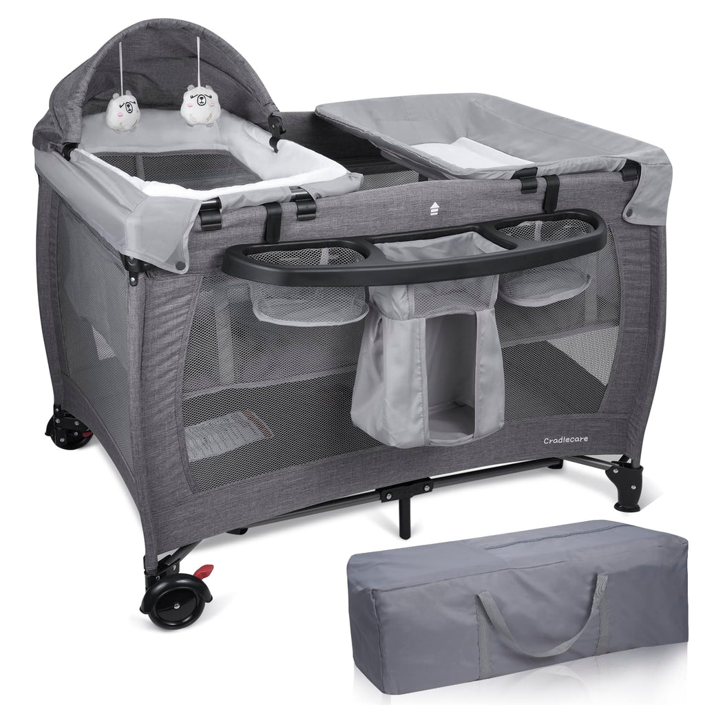 5-in-1 Pack and Play with Bassinet & Changing Table F930115