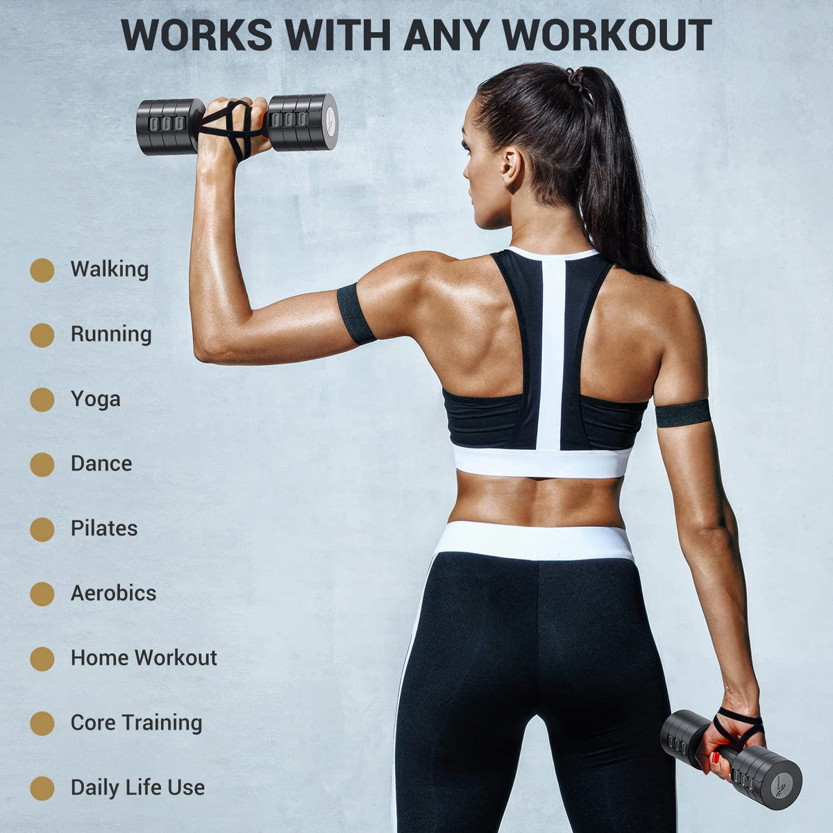Adjustable Ankle Weights Set G8606