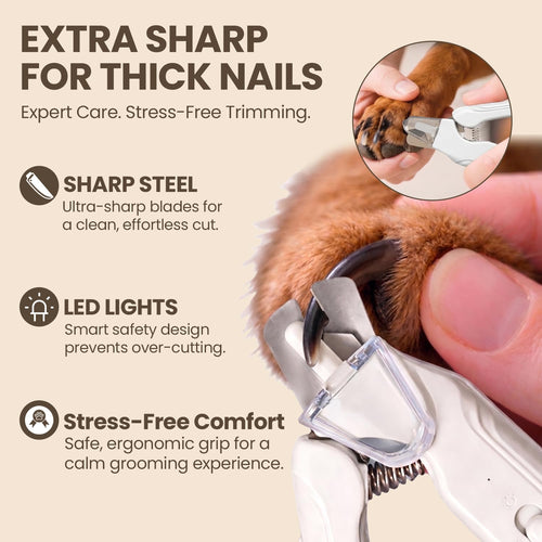2-in-1 Dog & Cat Nail Clipper and Grinder with Light T53458