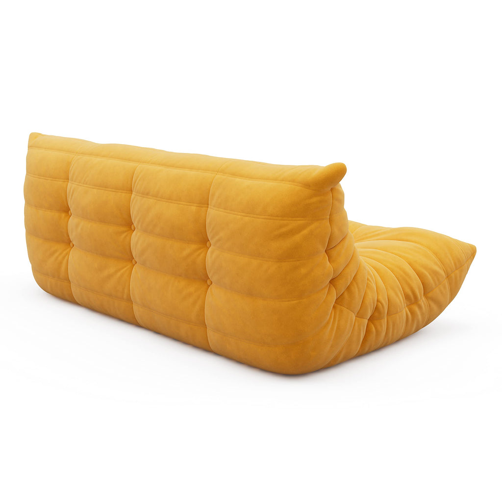 3-Seater Memory Foam Suede Bean Bag Chair W106126